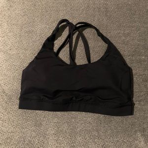 Lululemon black sports bra